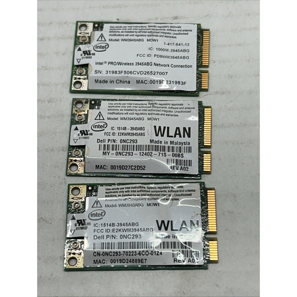 N232 WLAN Intel 3946ABG (Lot of 3)